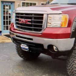 GMC Sierra Front Bumper Upper Section Fits 2500 Model And 3500 Model