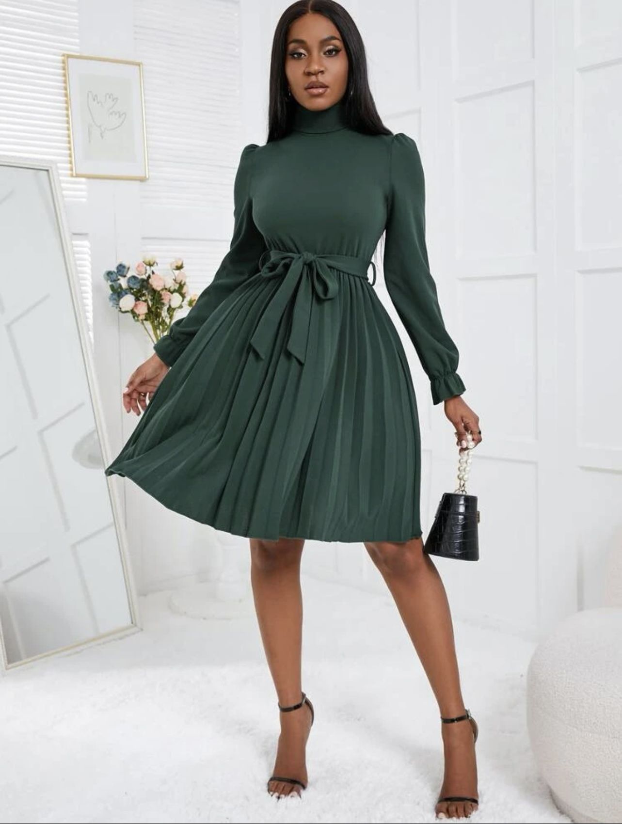 Green Lantern Sleeve Dress 