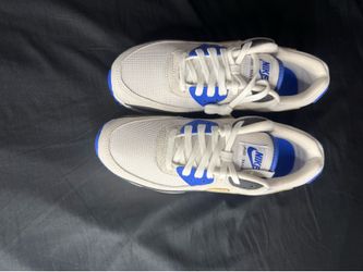 Brand new air max 1’s 9’5 blue and white