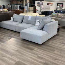 Grey Fabric Sofa 
