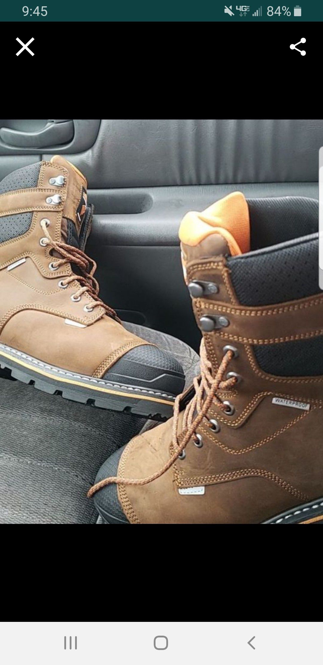 Survivor steel toe and waterproof boots