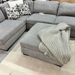 Sectional Sofa With Ottoman 