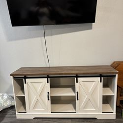 Barn Door Entertainment Center 