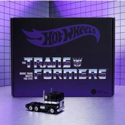 Hot Wheels Collectors Hot Wheels Transformers Nemesis Prime In Hand