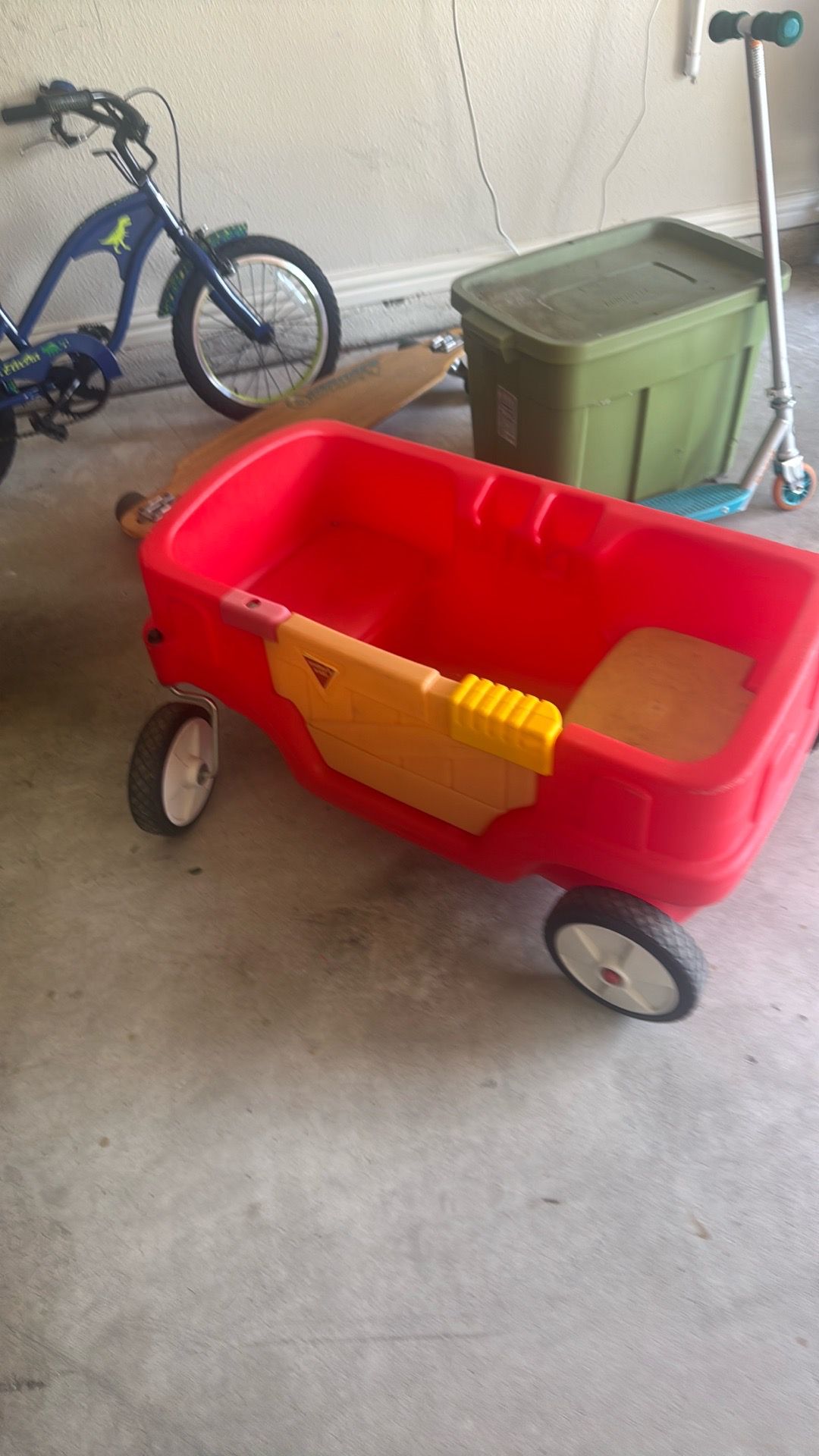 Free kids red wagon