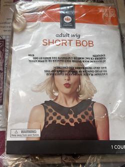 Short Blond Hair New In Bag! Halloween 🎃 