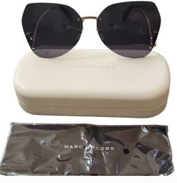 MARC JACOBS Rimless Oversized Butterfly Sunglasses