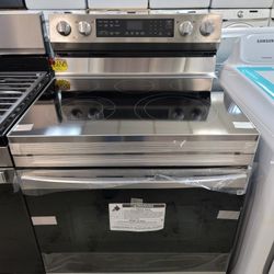 New Samsung Stainless Steel Glass Top Electric 220volt Stove Range Estufa 