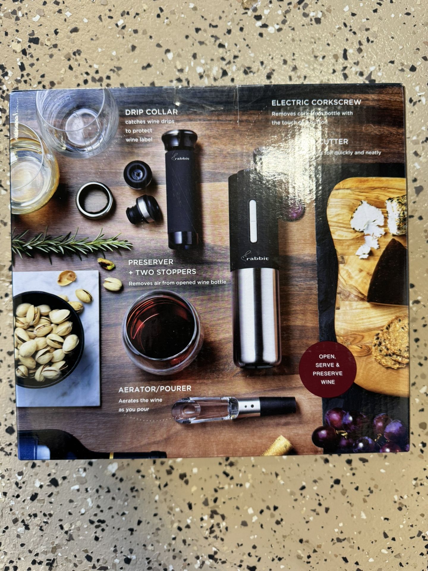 Rabbit Wine Opener Set 