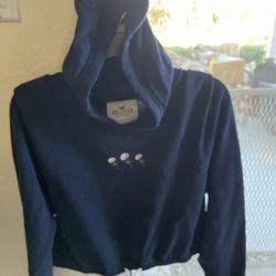 Hollister Blue Hoodie Size Small Like New