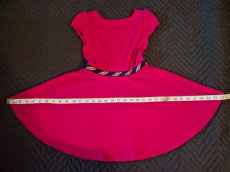 Ralph Lauren Girls Pink Skater Dress Kids Sz 6