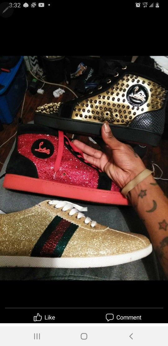 RED BOTTOMS AND GUCCI