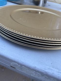 Gold Decorative Plate