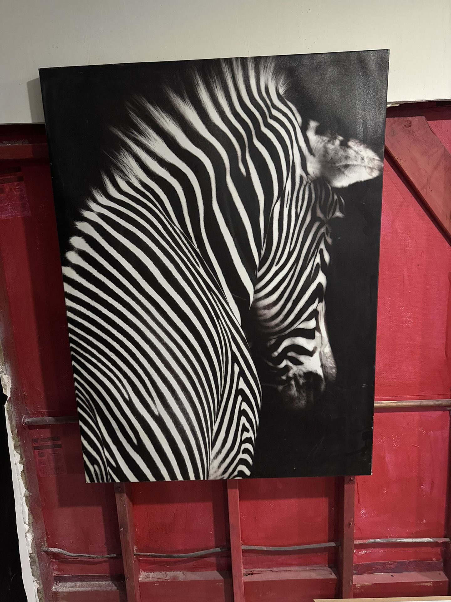 large zebra art