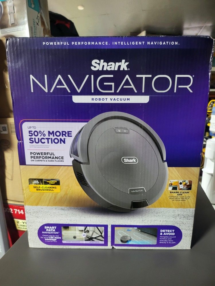 Shark
$299.99
Navigator 12 in. Robotic Vacuum with Smart Navigation for Carpet and Hard Floors in Gray with Self-Cleaning Brushrol