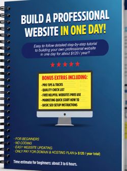 Design your own website in a day! Step by step guide! SEO, Marketing Tips & Tricks