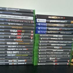Xbox One X With 40+ Games And 3 Controllers 