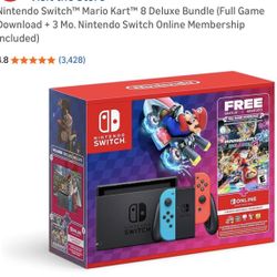 Nintendo Switch™ Mario Kart™ 8 Deluxe Bundle (Full Game Download