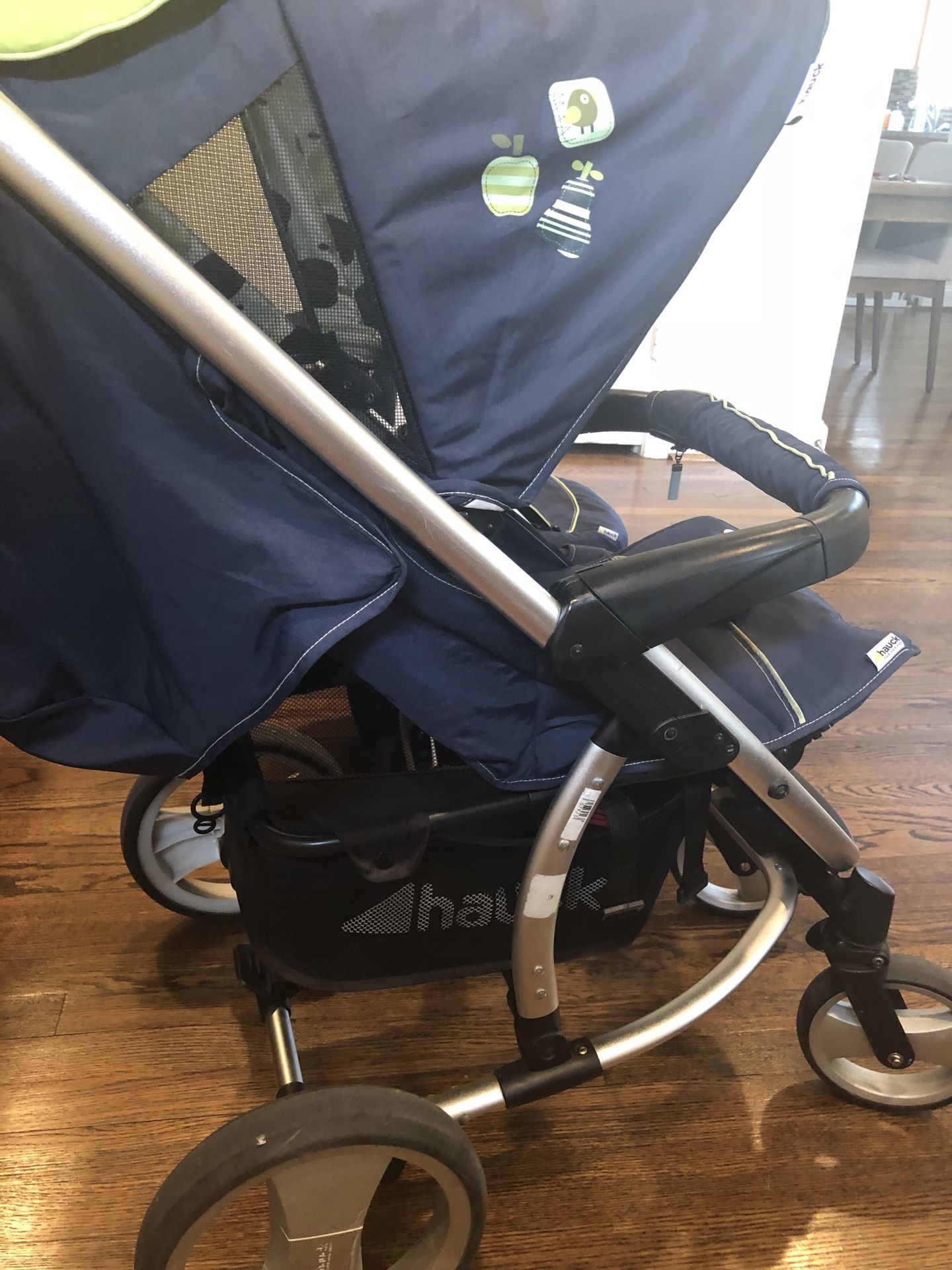 Stroller, bassinet, car seat and diaper bag
