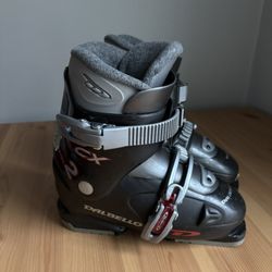 Dalbello CX 2 Junior Youth Kids Ski Boots - Size 3.5/ Mondo 21.5 Black Gray