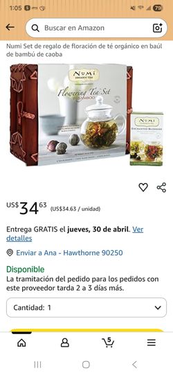 SET PARA TE EN CAJA DE BAMBÚ