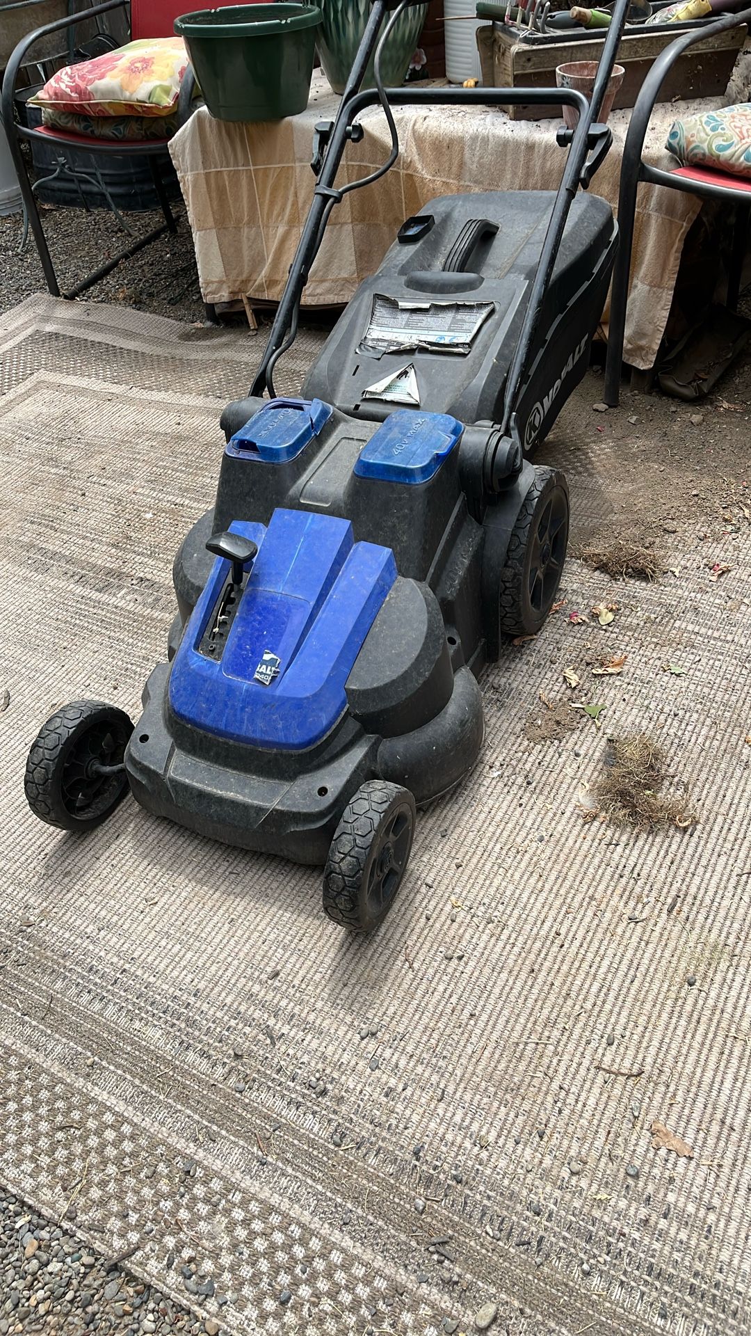 KOBALT ELECTRIC LAWNMOWER