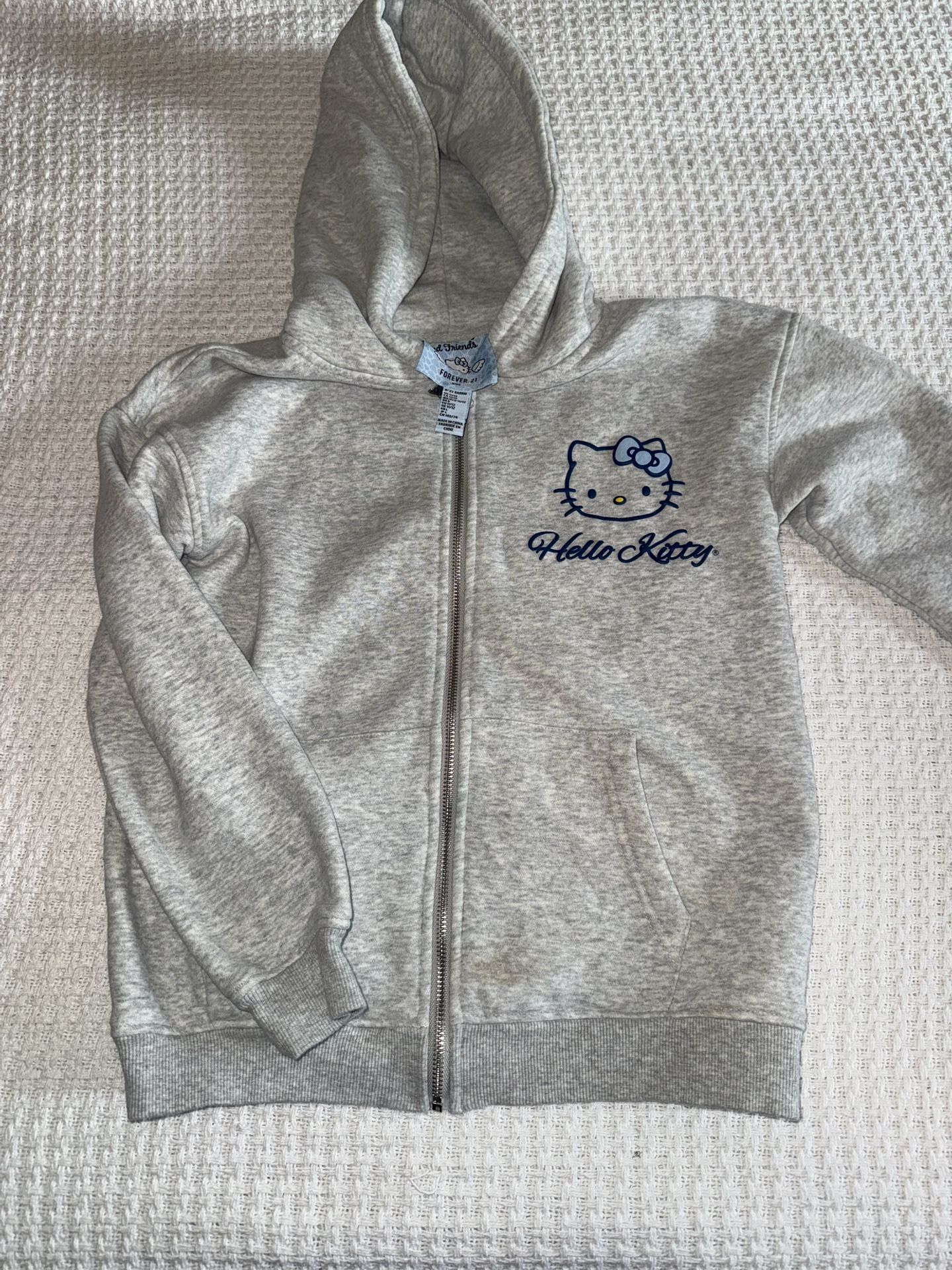 Forever 21 Hello Kitty Zip Up Hoodie