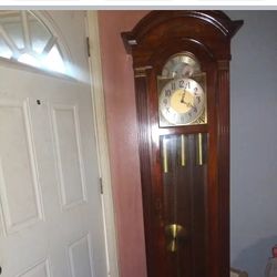 Grandfather Clock , No Hands, Good Design, Handsome Wood, Family Heirloom