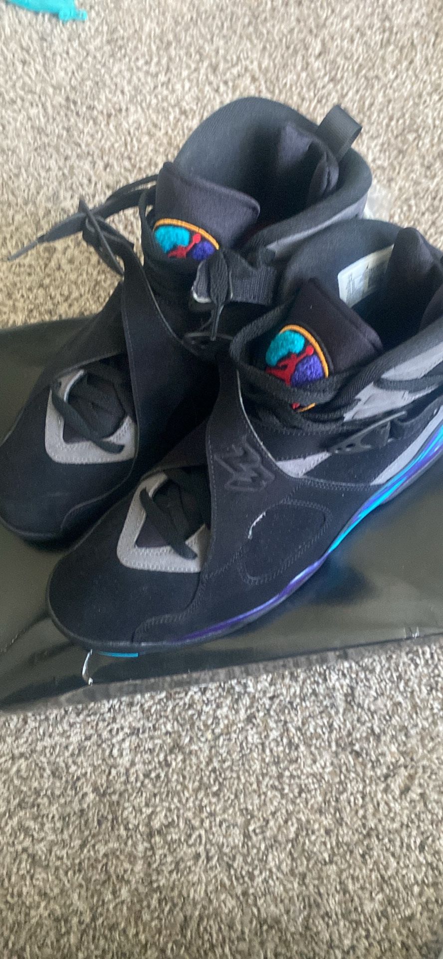 Size 12 Air Jordan 8s Aqua