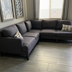 Blue Sectional 