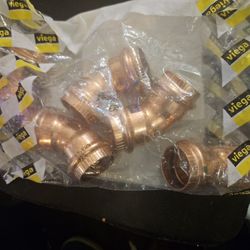 45° Viega Pro Press Fittings