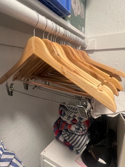 Wooden hangers 1 for $1 or 6 for 5$