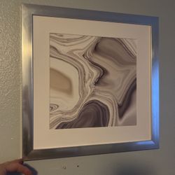 3 Pieces Of Modern Artwork.