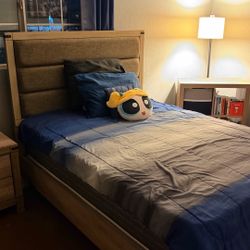 Twin Frame + Boxspring + Mattress