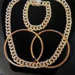 Women Cuban Link Set