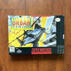 SNES Urban Strike - complete - Super Nintendo game