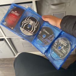 1 Ps5 Spider-Man Game, 2 PS4 Games 