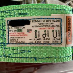 Holloway Houston 40’ Slings - Bandas de poliéster De 40’