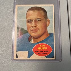 1960 TOPPS FOOTBALL #80   SAM  HUFF   