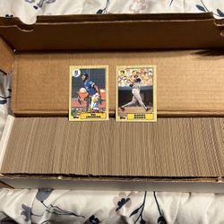 1987 TOPPS BASEBALL 792 CARD COMPLETE MINT SET McGWIRE BONDS ROOKIE BO JACKSON