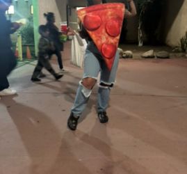 Pizza costume one size