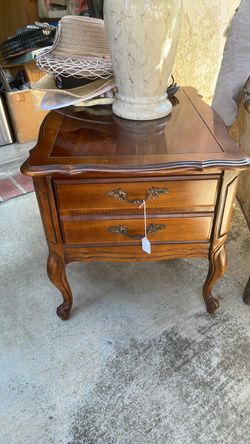 Wood Side Table