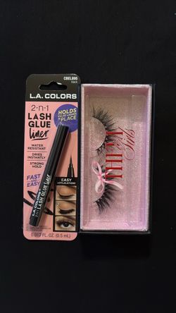 Lash glue and lashes