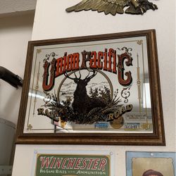 Unión Pacific Railroad Mirror Frame 