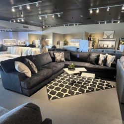 Grey 3PC Sectional Couch