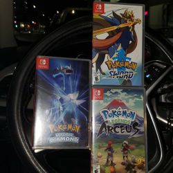 3 Nintendo Switch Pokemon Games