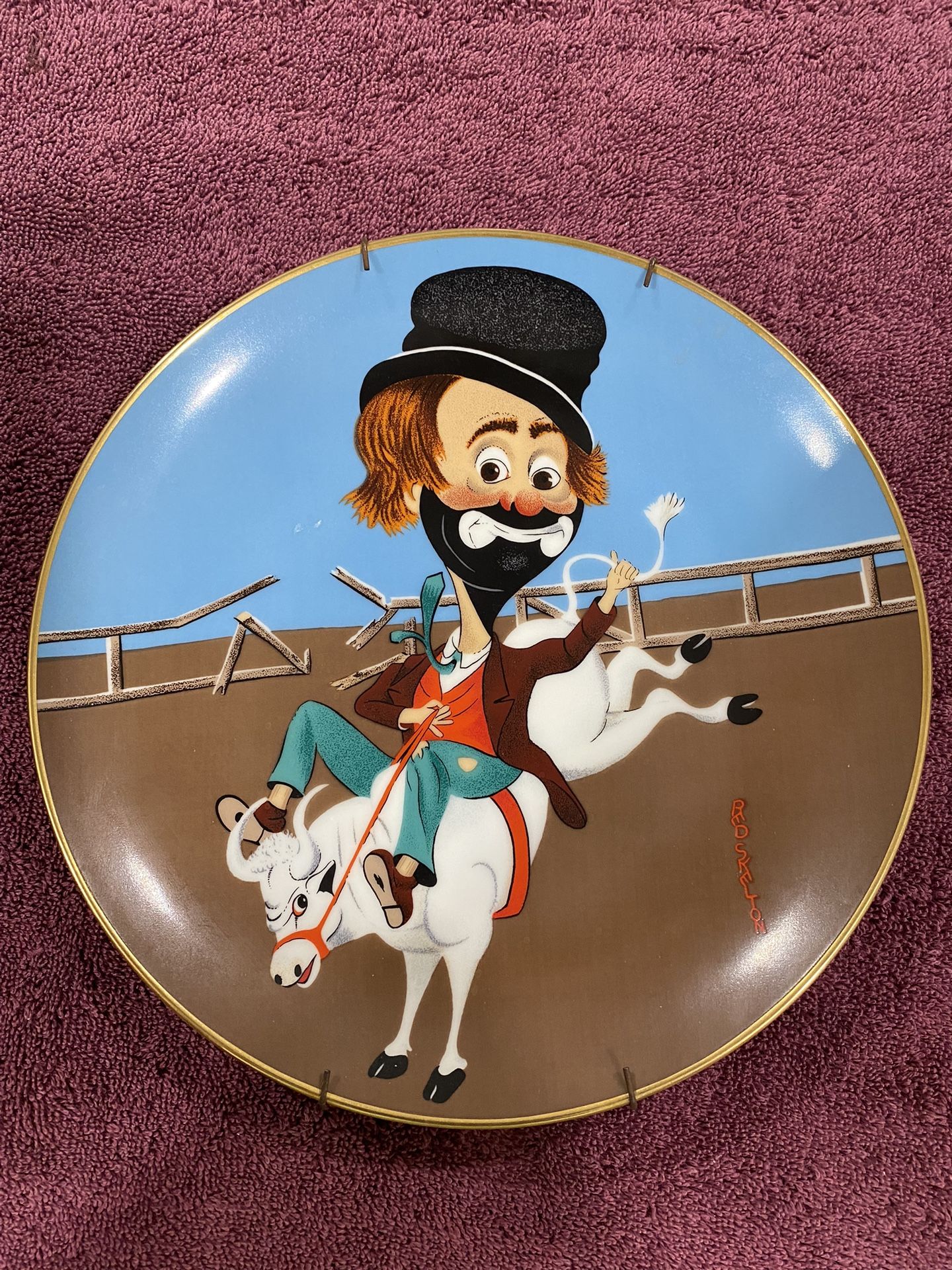 Red Skelton Collector Plate . 