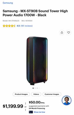 Samsung | MX-ST90B Speaker (2 available)