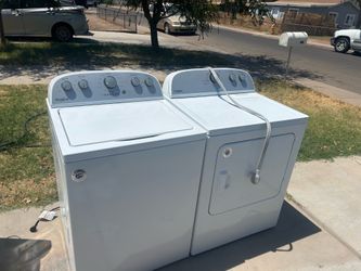 Whirlpool Washer and electric dryer both working great 50$ delivery 30 day warranty