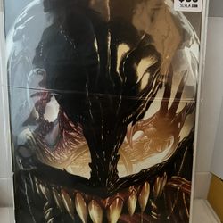 CARNAGE BLACK WHITE AND BLOOD #1 MICO SUAYAN VIRGIN VARIANT SPIDER-MAN VENOM